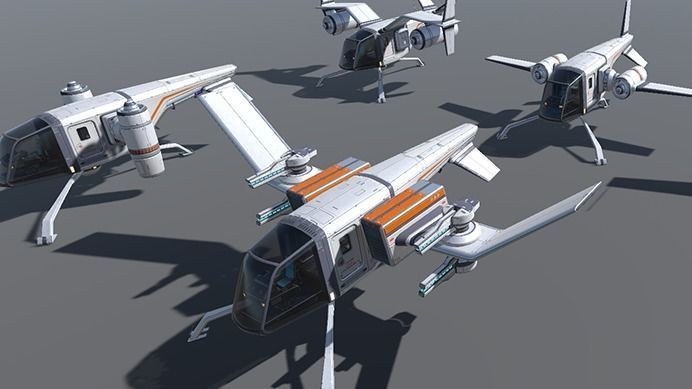 Scifi Kit Vol 3 Low-poly 3D model_27