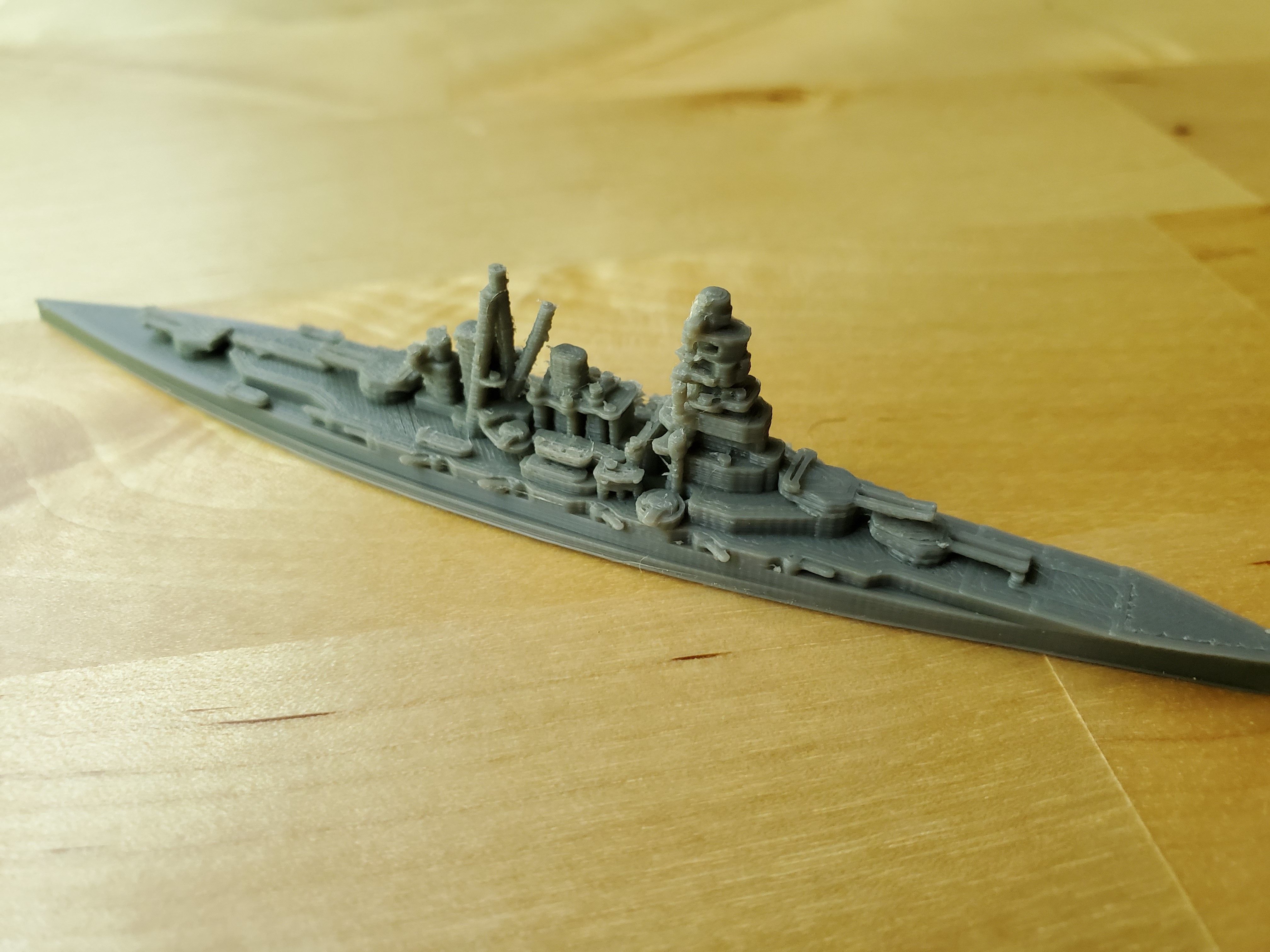 Japanese Kongo Class Battlecruiser 3D print model_7