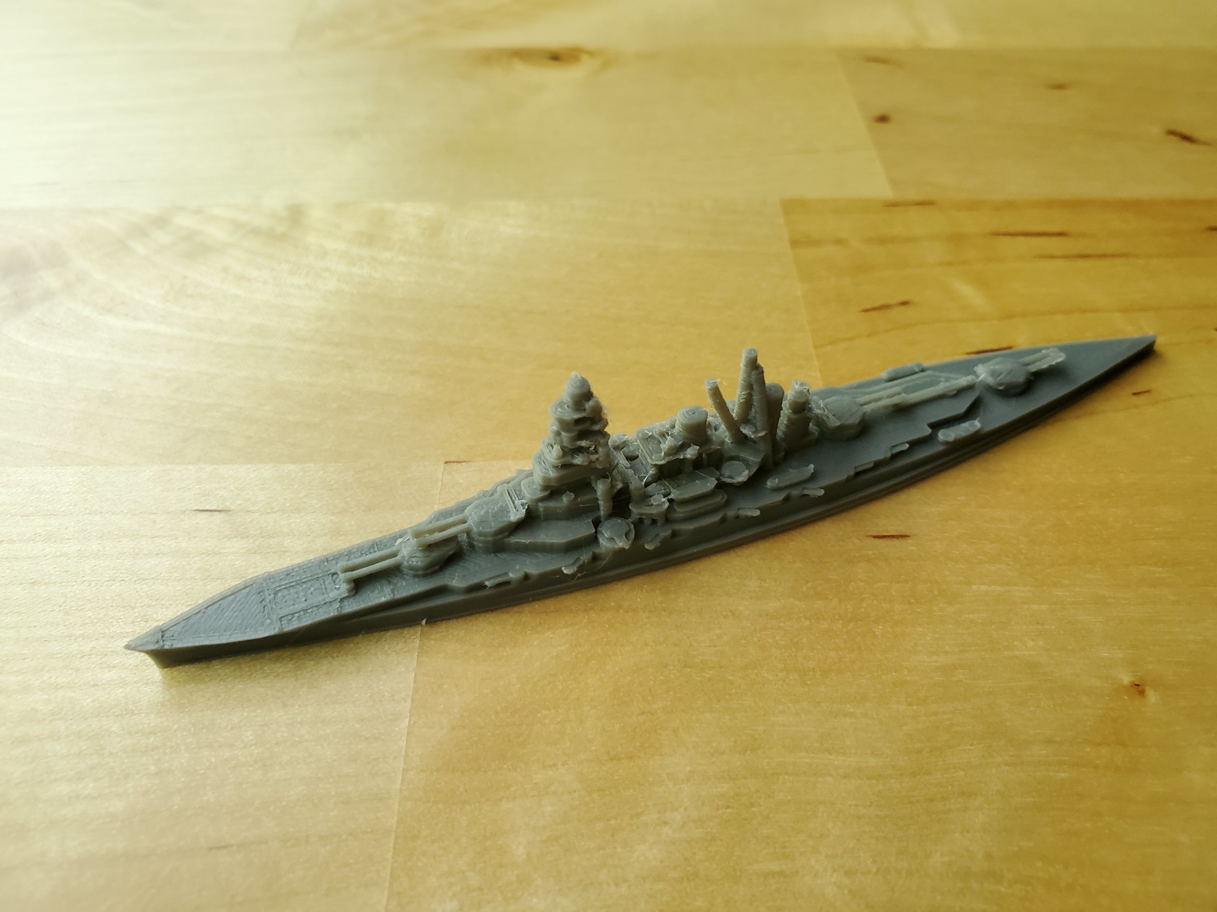 Japanese Kongo Class Battlecruiser 3D print model_3
