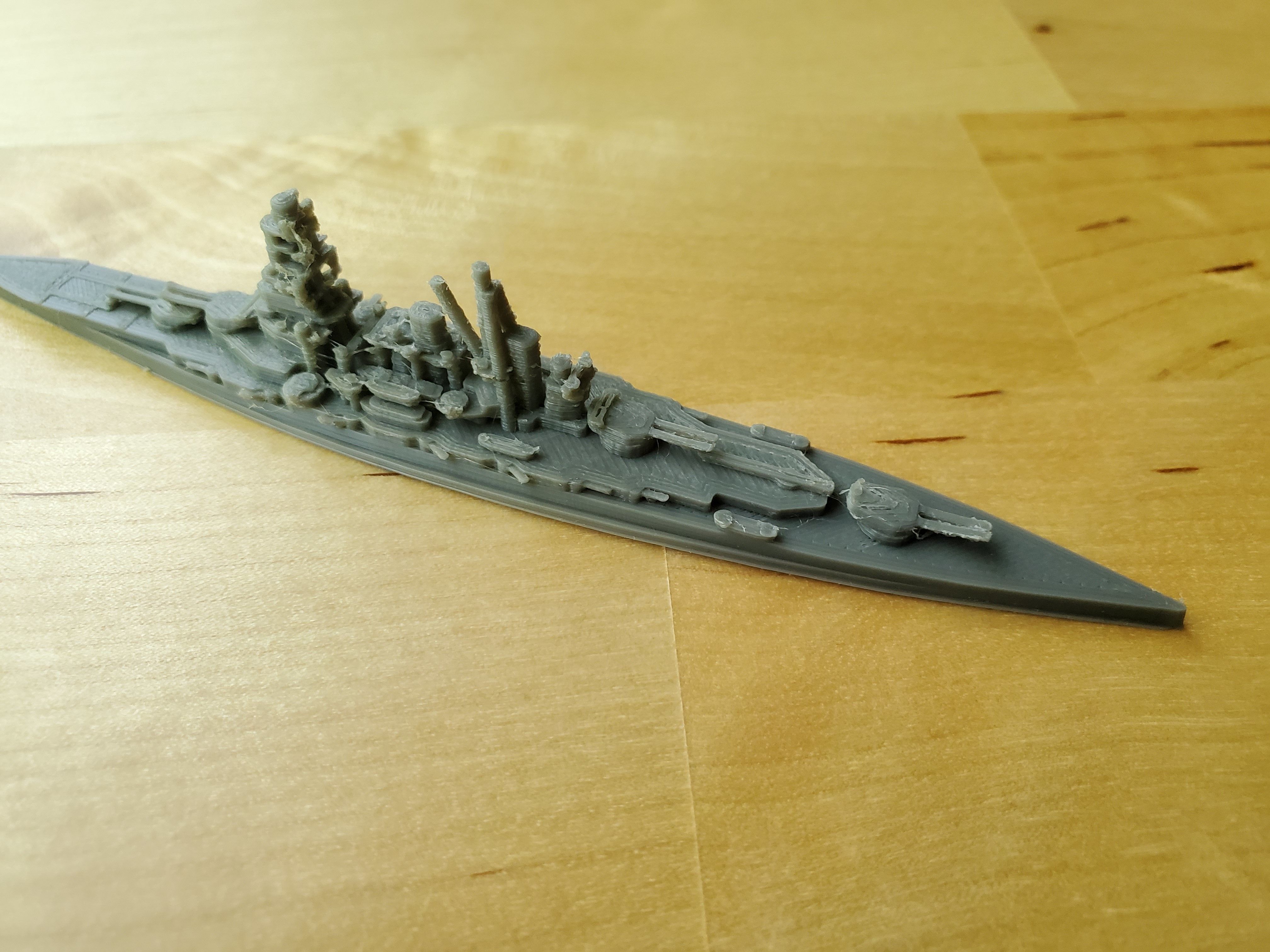 Japanese Kongo Class Battlecruiser 3D print model_5
