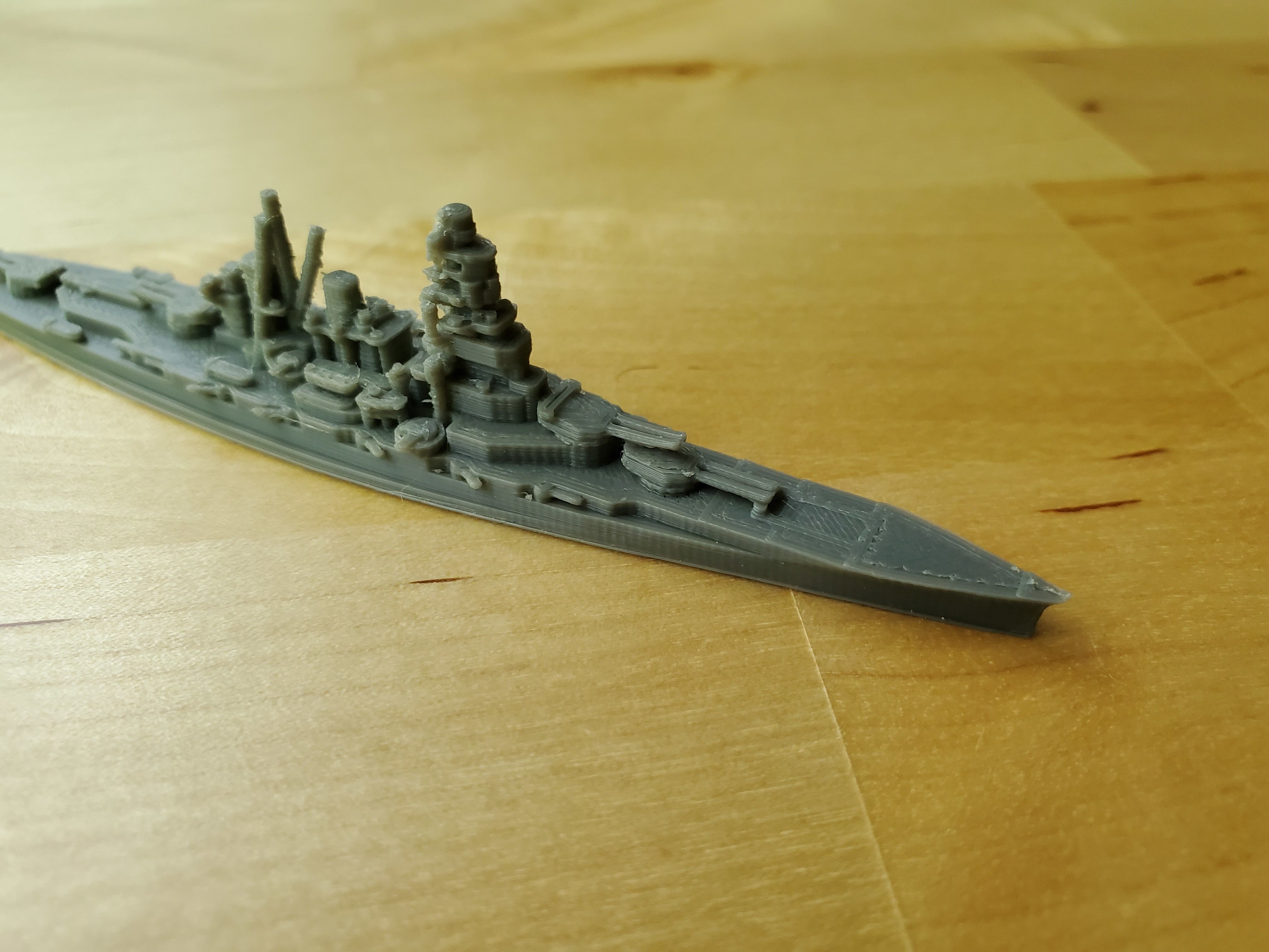 Japanese Kongo Class Battlecruiser 3D print model_8