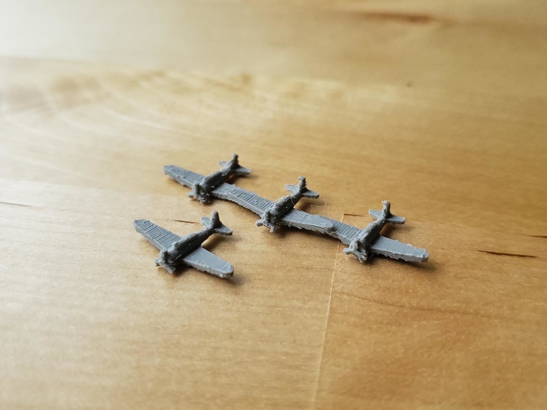 Japanese B5N Kate Torpedo Bomber Free 3D print model_4