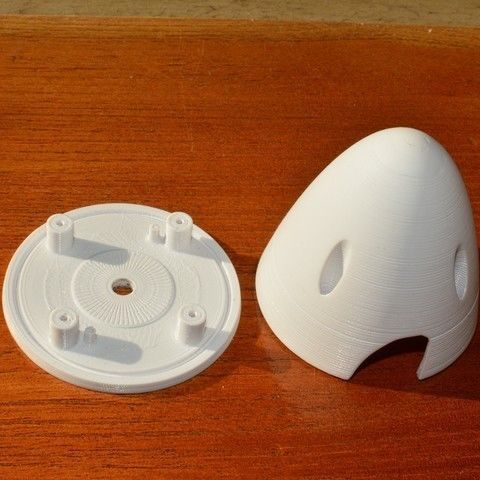 P51-D RC SCALE SPINNER 3D print model_4