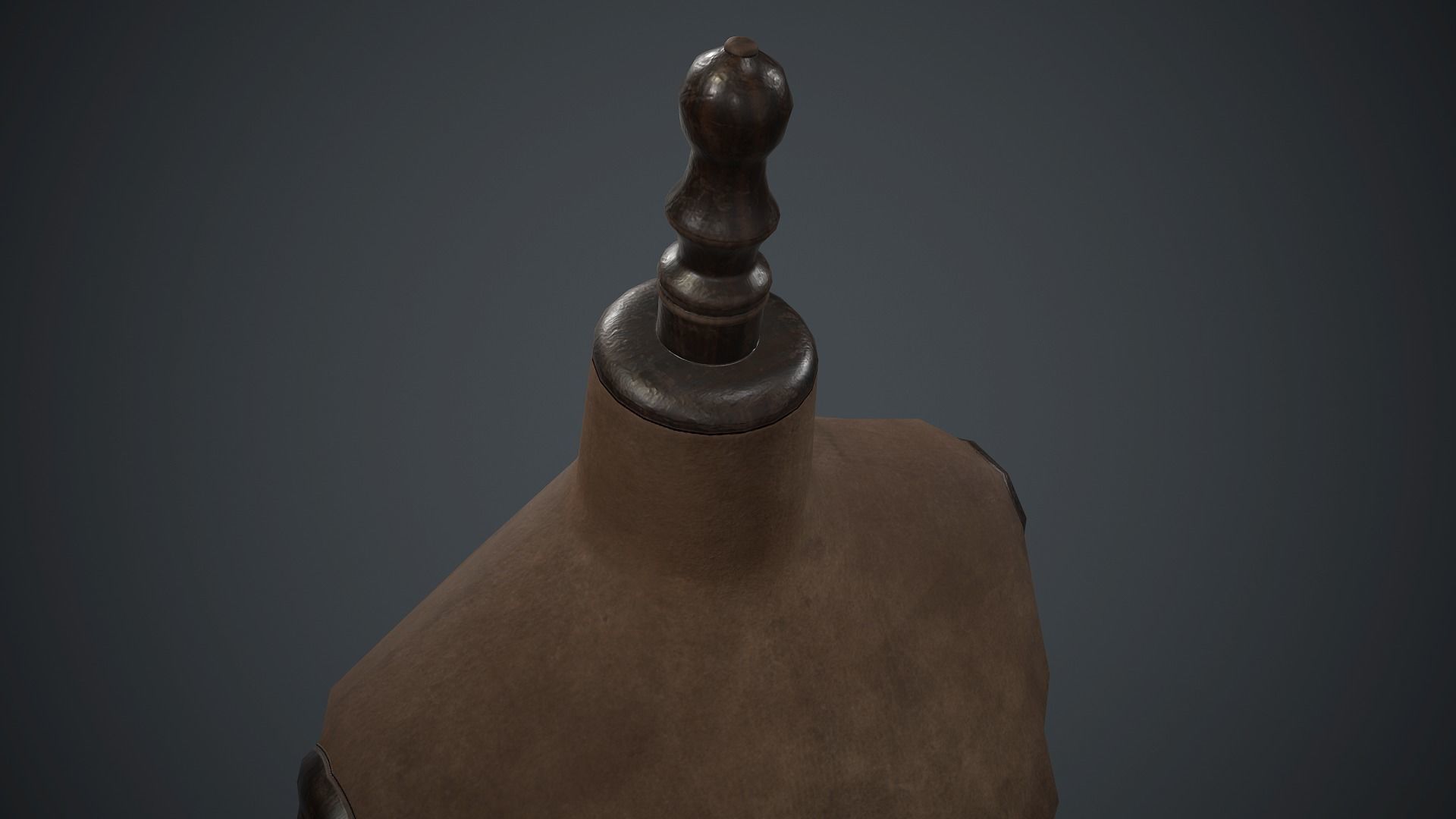 Old Mannequin PBR Game Ready Low-poly 3D model_7