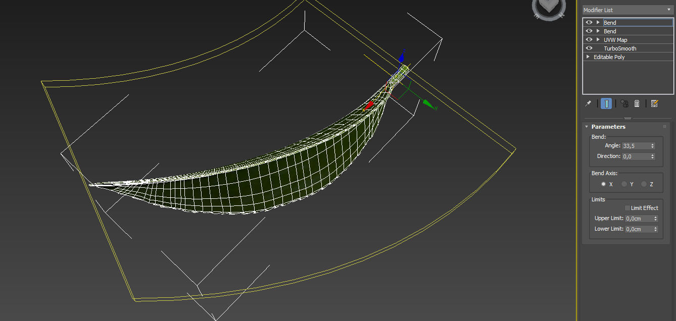 Tea leaf Low-poly 3D model_4