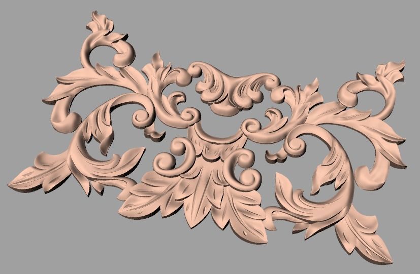 3D carved model furniture 3D design used for artcam aspire E782 3D model_1
