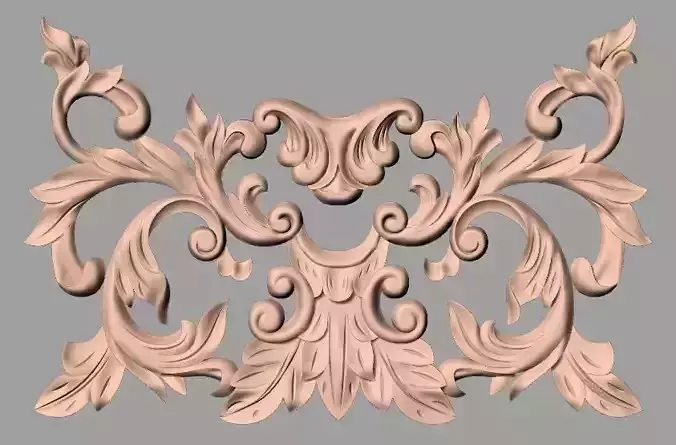 3D carved model furniture 3D design used for artcam aspire E782