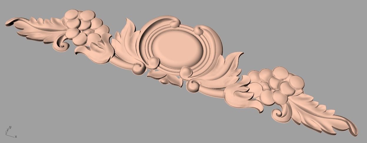 3D carved model furniture 3D design used for artcam aspire E781 3D model_1