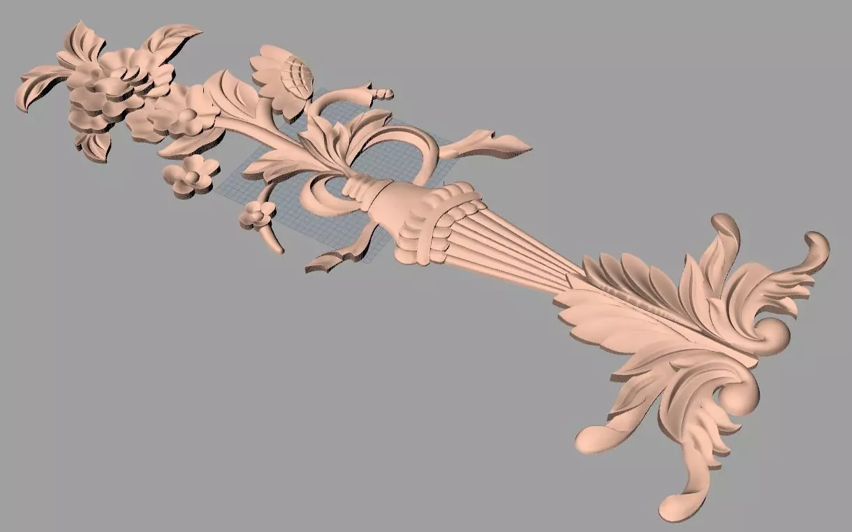 3D carved model furniture 3D design used for artcam aspire E780 3D model_0