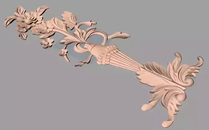 3D carved model furniture 3D design used for artcam aspire E780