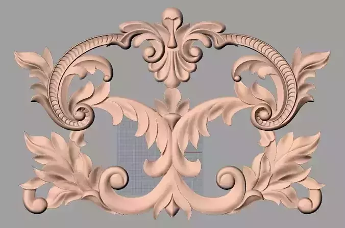 3D carved model furniture 3D design used for artcam aspire E779