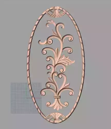 3D carved model furniture 3D design used for artcam aspire E774