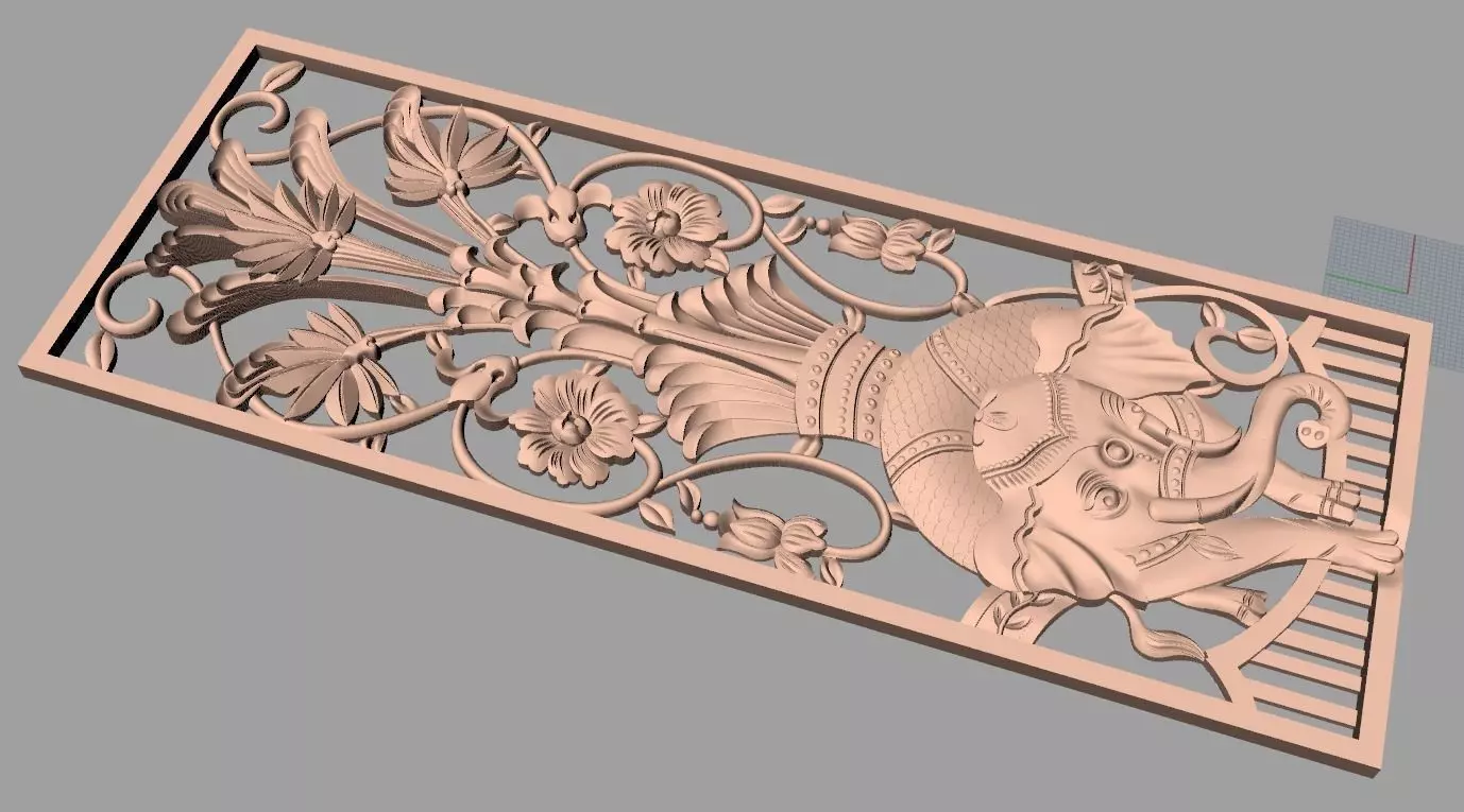 3D carved model furniture 3D design used for artcam aspire E762 3D model_0