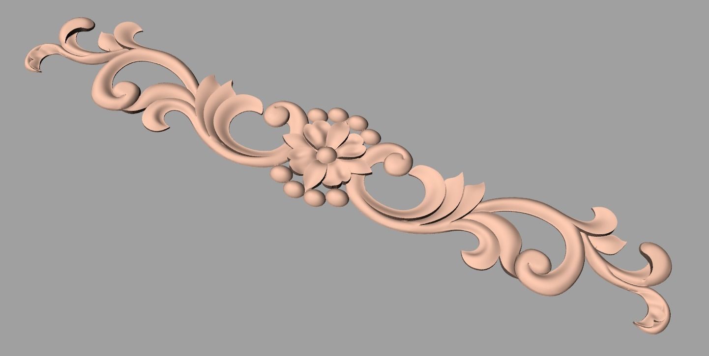 3D carved model furniture 3D design used for artcam aspire E759 3D model_1