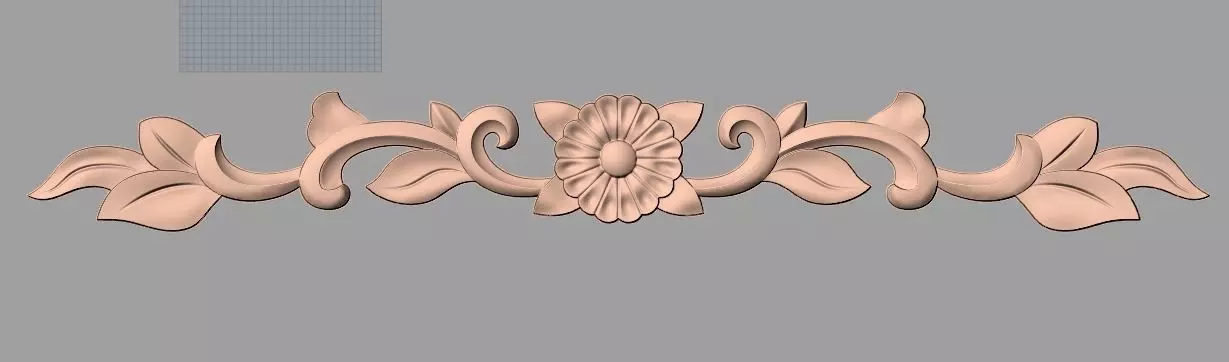 3D carved model furniture 3D design used for artcam aspire E755 3D model_0