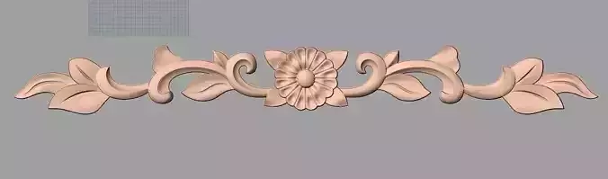 3D carved model furniture 3D design used for artcam aspire E755