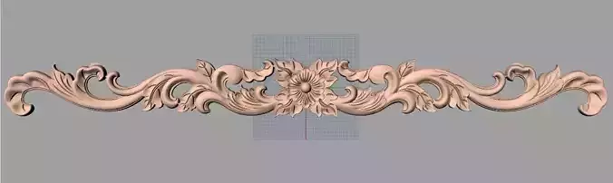 3D carved model furniture 3D design used for artcam aspire E754