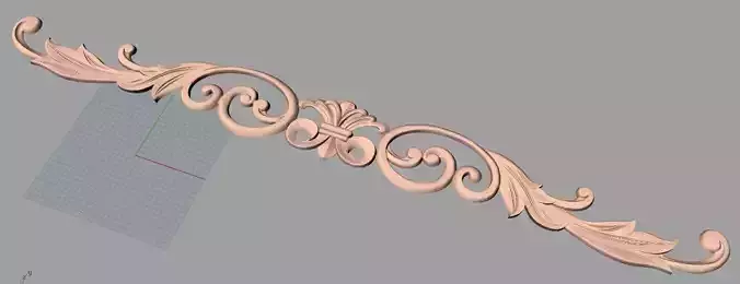 3D carved model furniture 3D design used for artcam aspire E752