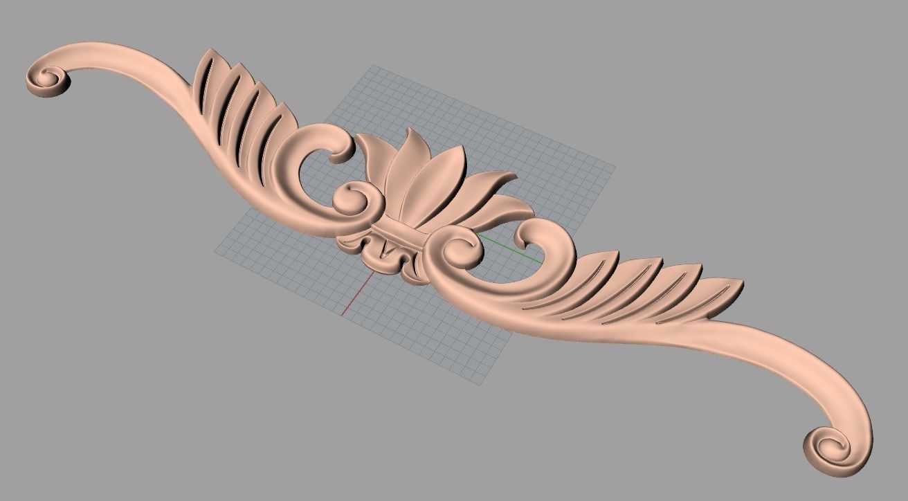 3D carved model furniture 3D design used for artcam aspire E751 3D model_1