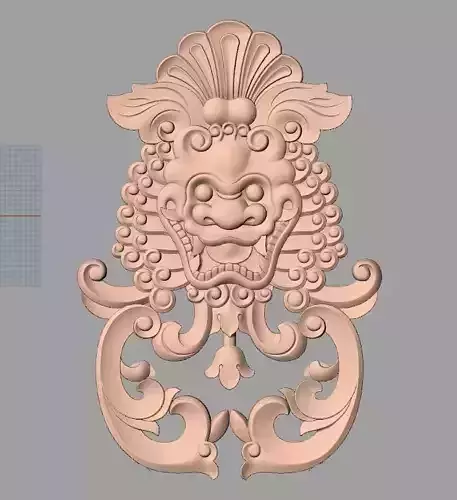 3D carved model furniture 3D design used for artcam aspire E844