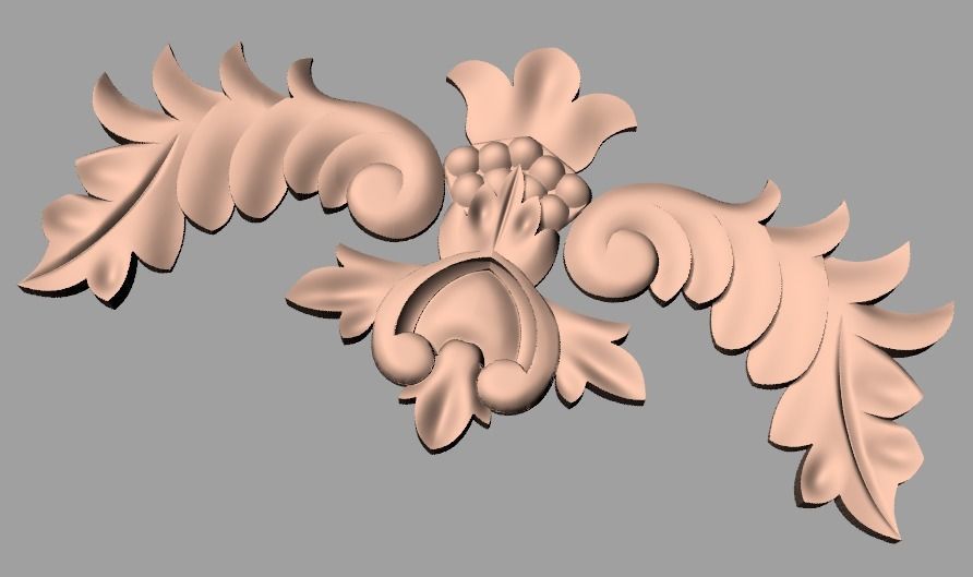 3D carved model furniture 3D design used for artcam aspire E839 3D model_1