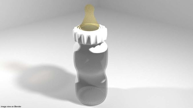 Pacifeeder baby bottle 3D model