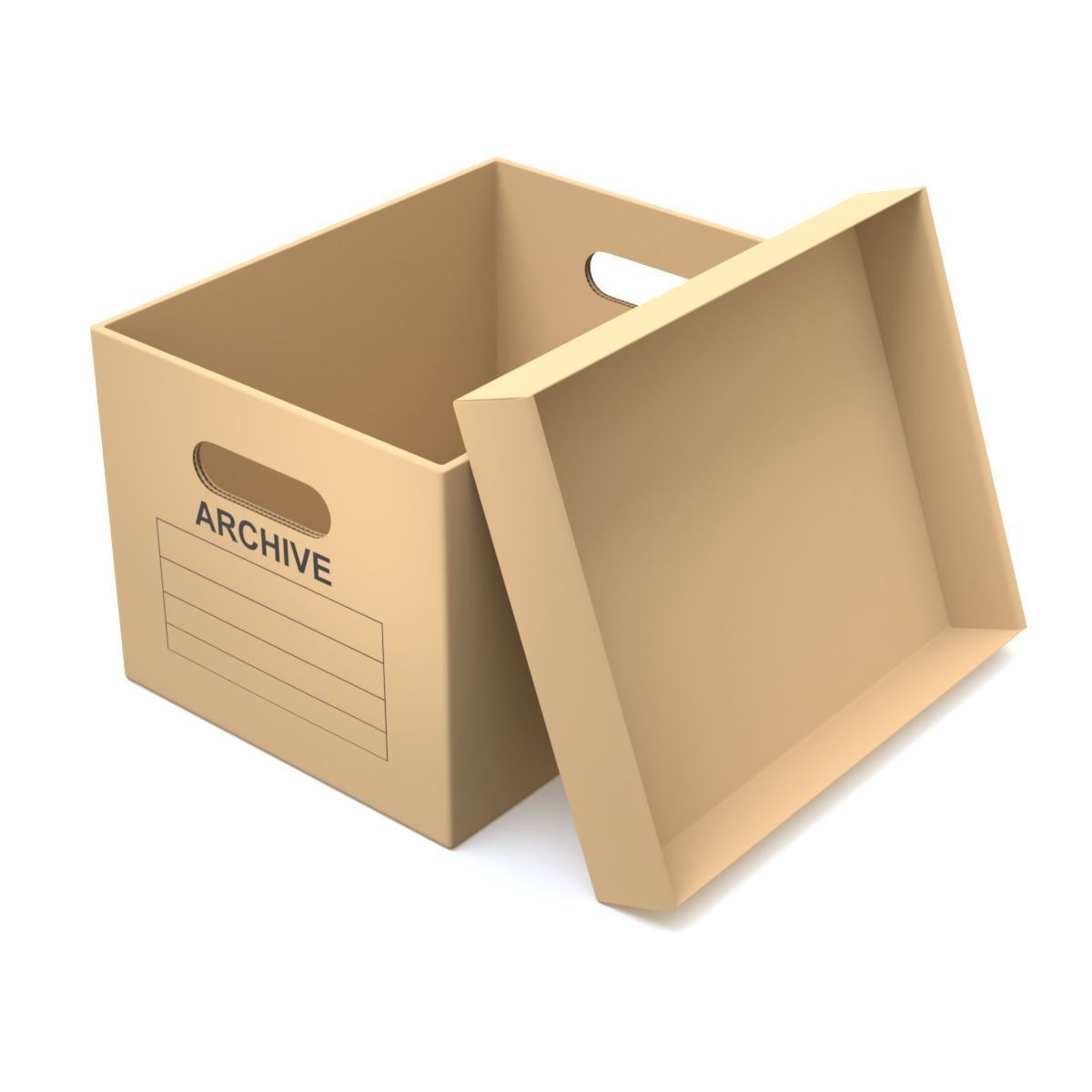 Storage Box 3D model_4