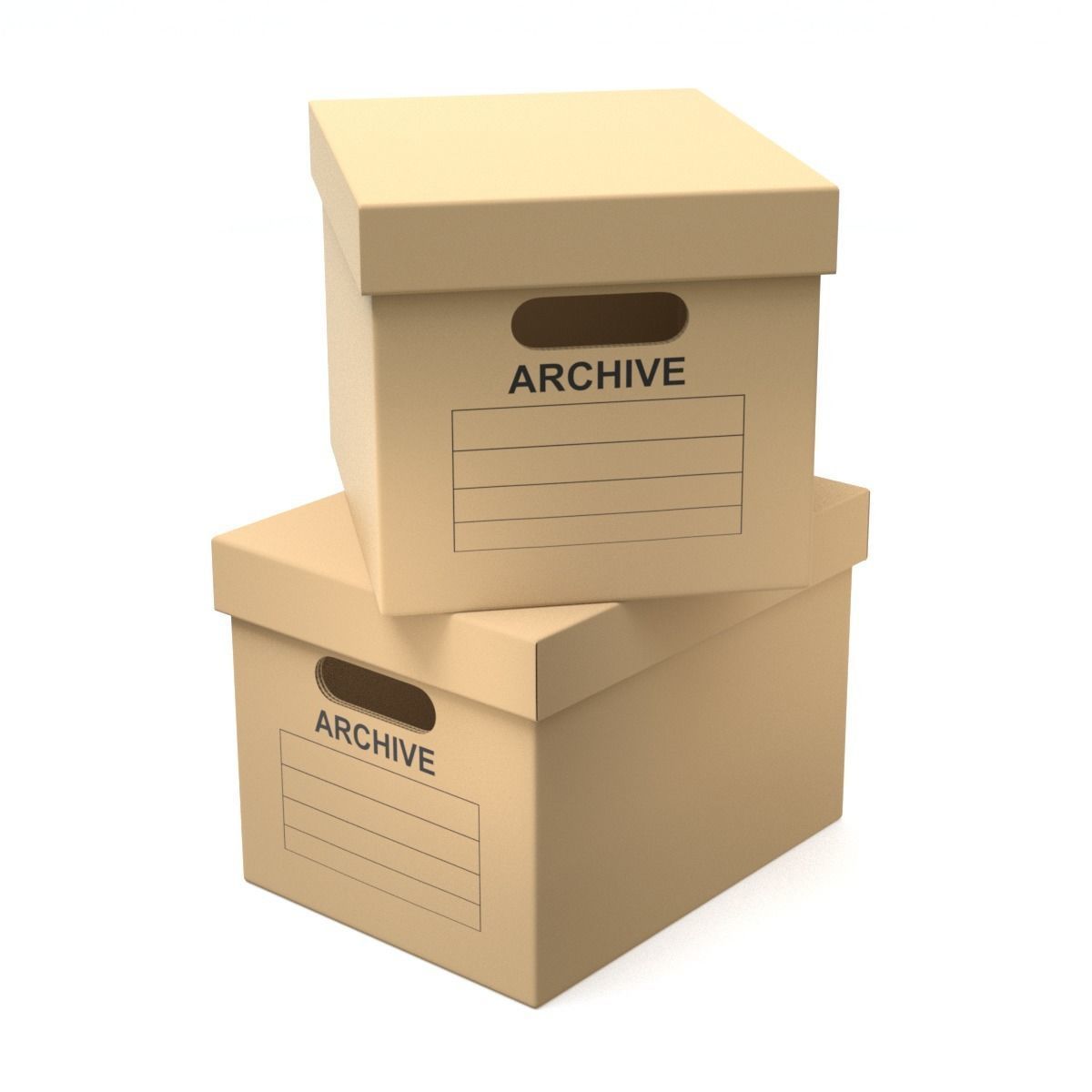 Storage Box 3D model_2