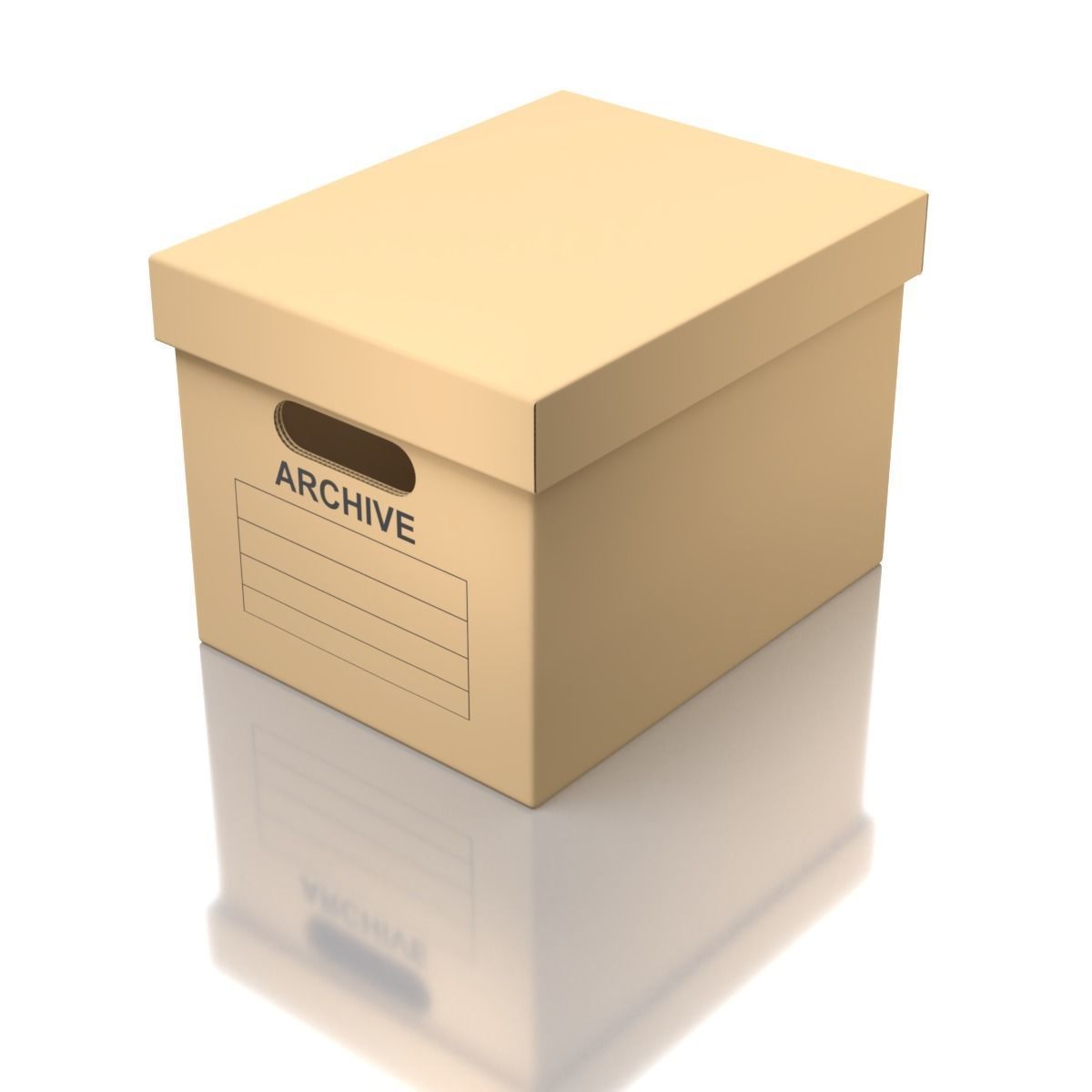 Storage Box 3D model_1