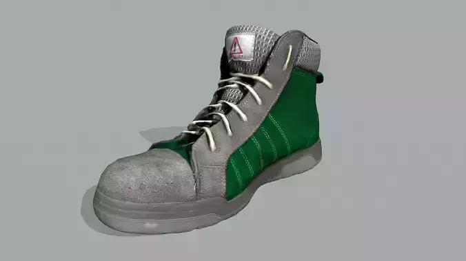 Boot 3D model low poly