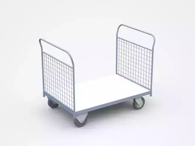 Two-sided Empty Container Cart