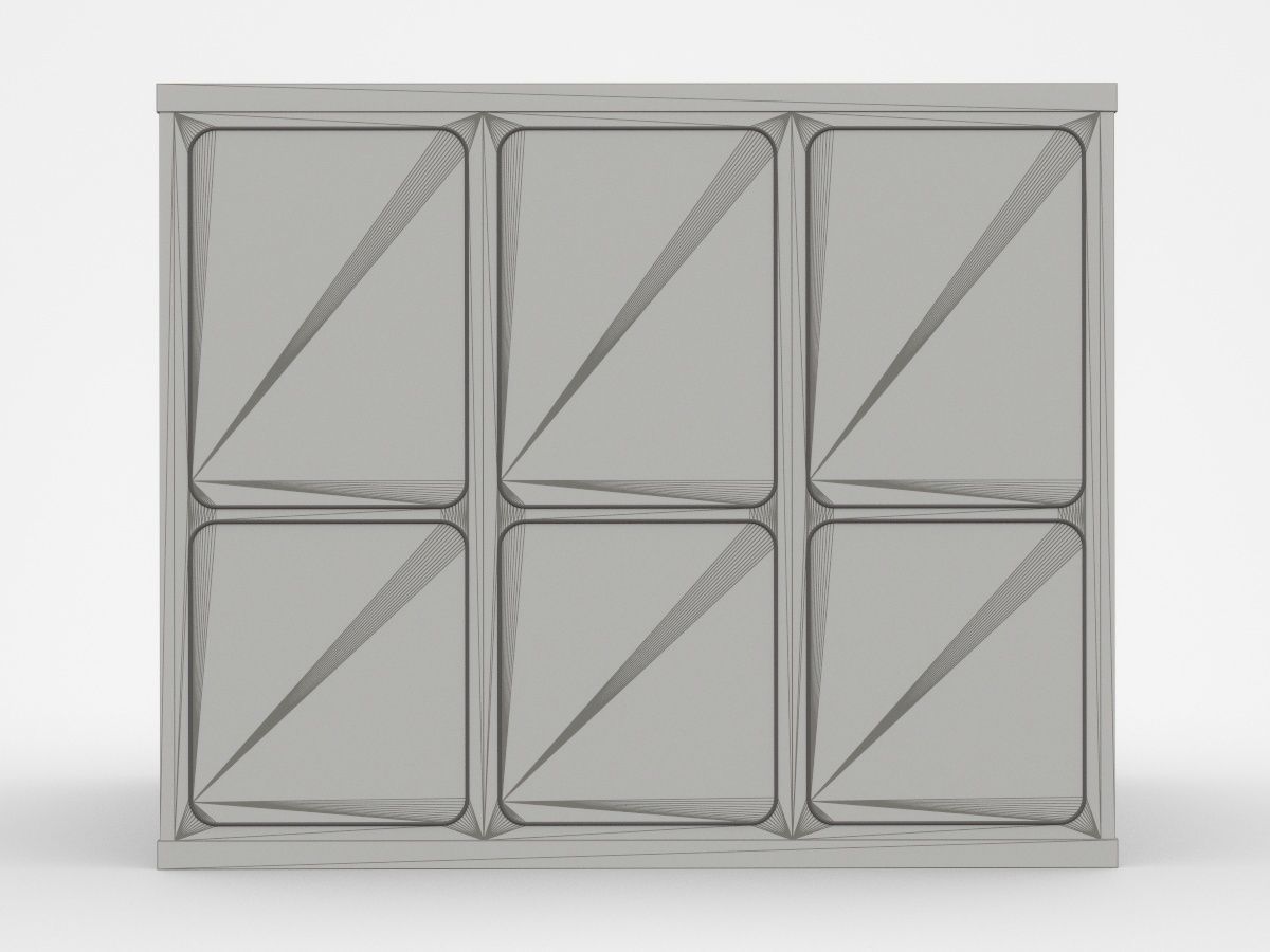 Safety Cabin With Door And Two Windows 3D model_5