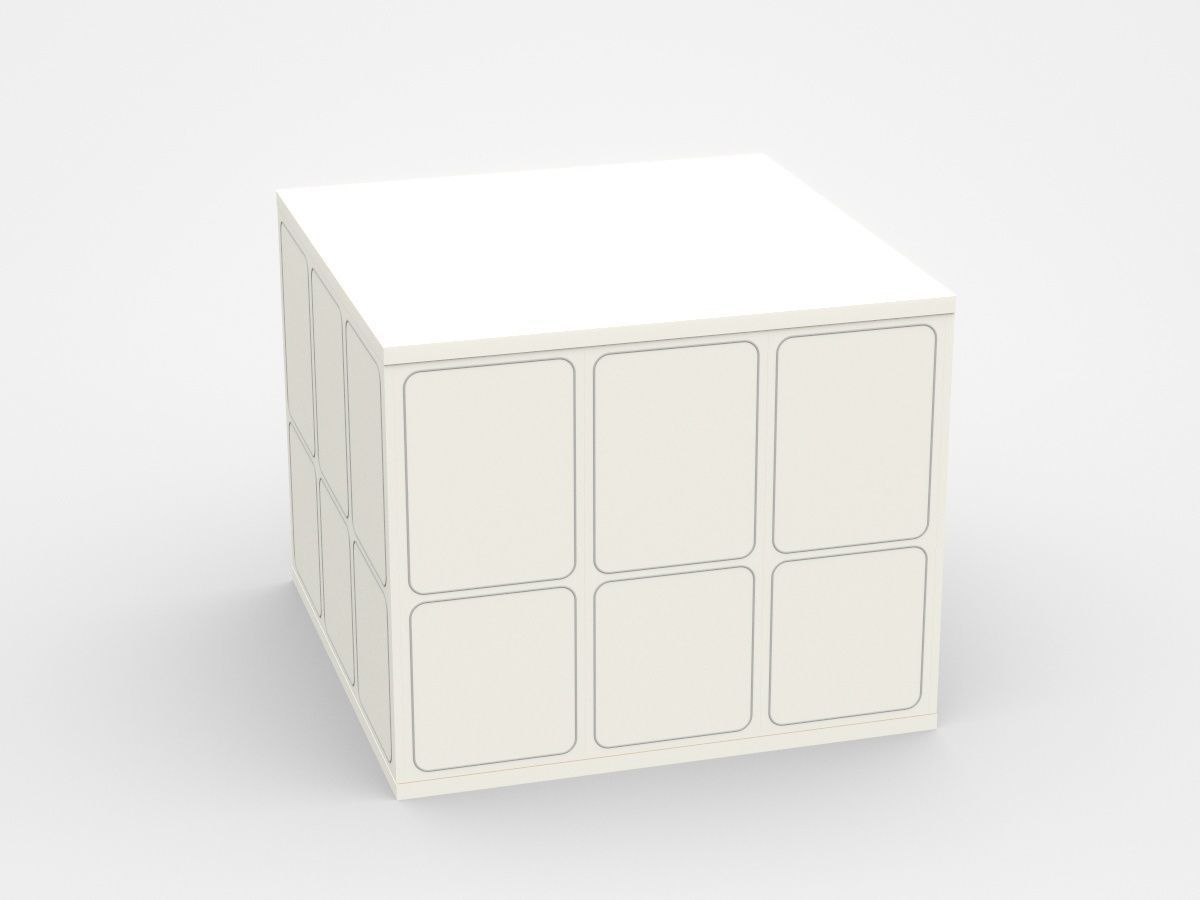 Safety Cabin With Door And Two Windows 3D model_3