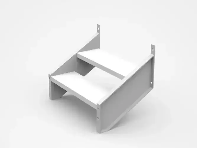 Screwable Two Step Staircase Ladder 