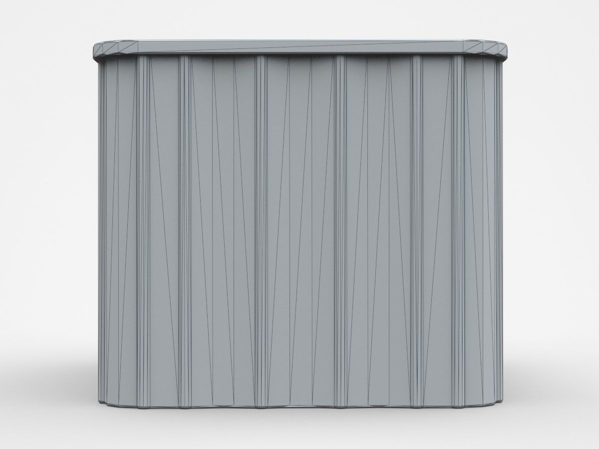 Industrial Plastic Container 3D model_5