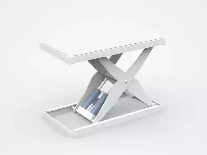 Extendable Stretchable White Industrial Platform