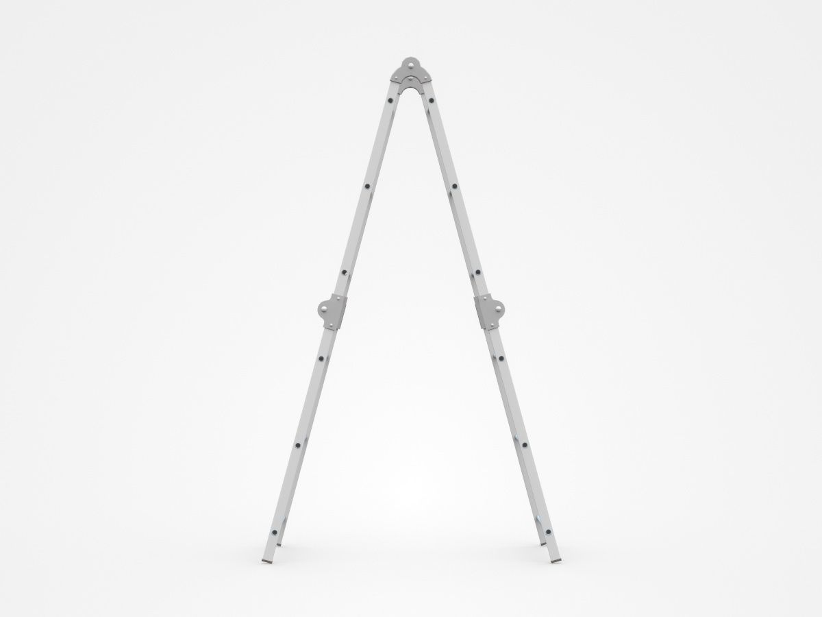 Double Sided Step Ladder 3D model_2