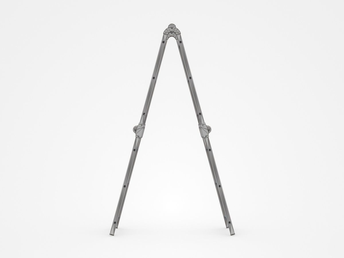 Double Sided Step Ladder 3D model_5
