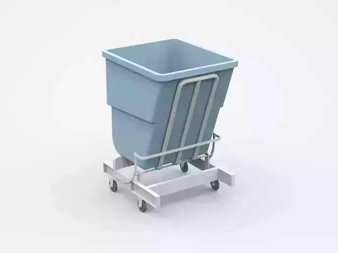 Industrial Forkliftable Self Dumping Tilt Cart Hopper