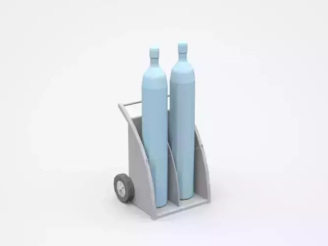 Hand Truck Tool Cart With Industry Parts