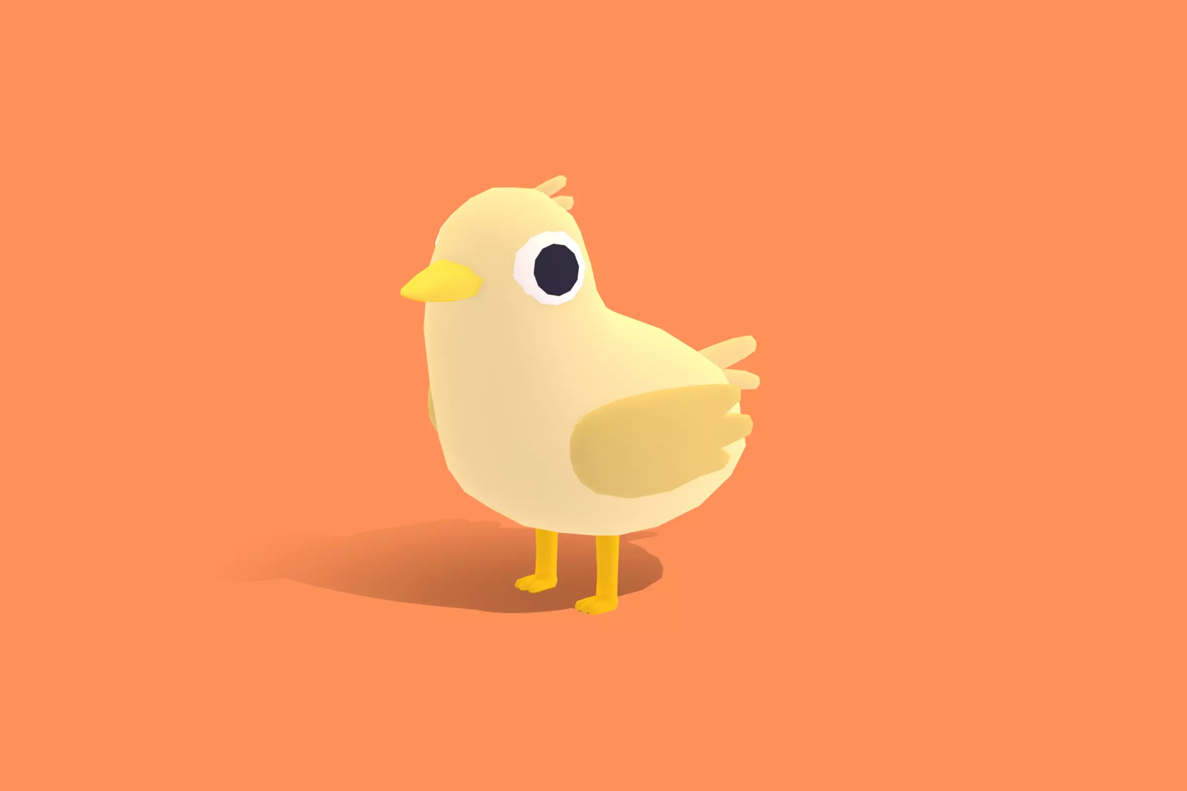 Duck - Quirky Series Low-poly 3D model