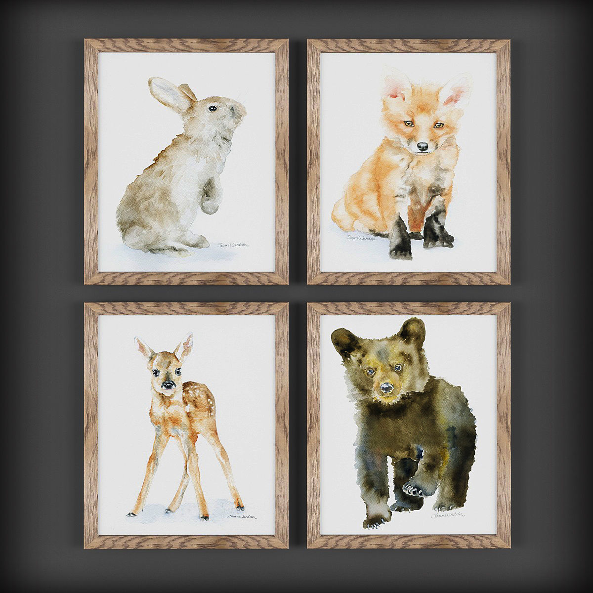 Picture Frames Low-poly 3D model_2