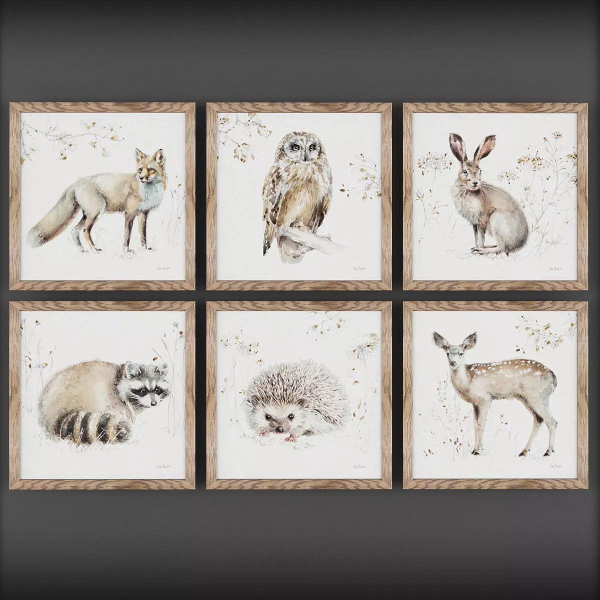 Picture Frames Low-poly 3D model_0