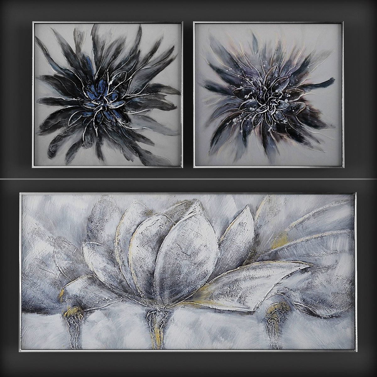 Picture Frames Low-poly 3D model_1