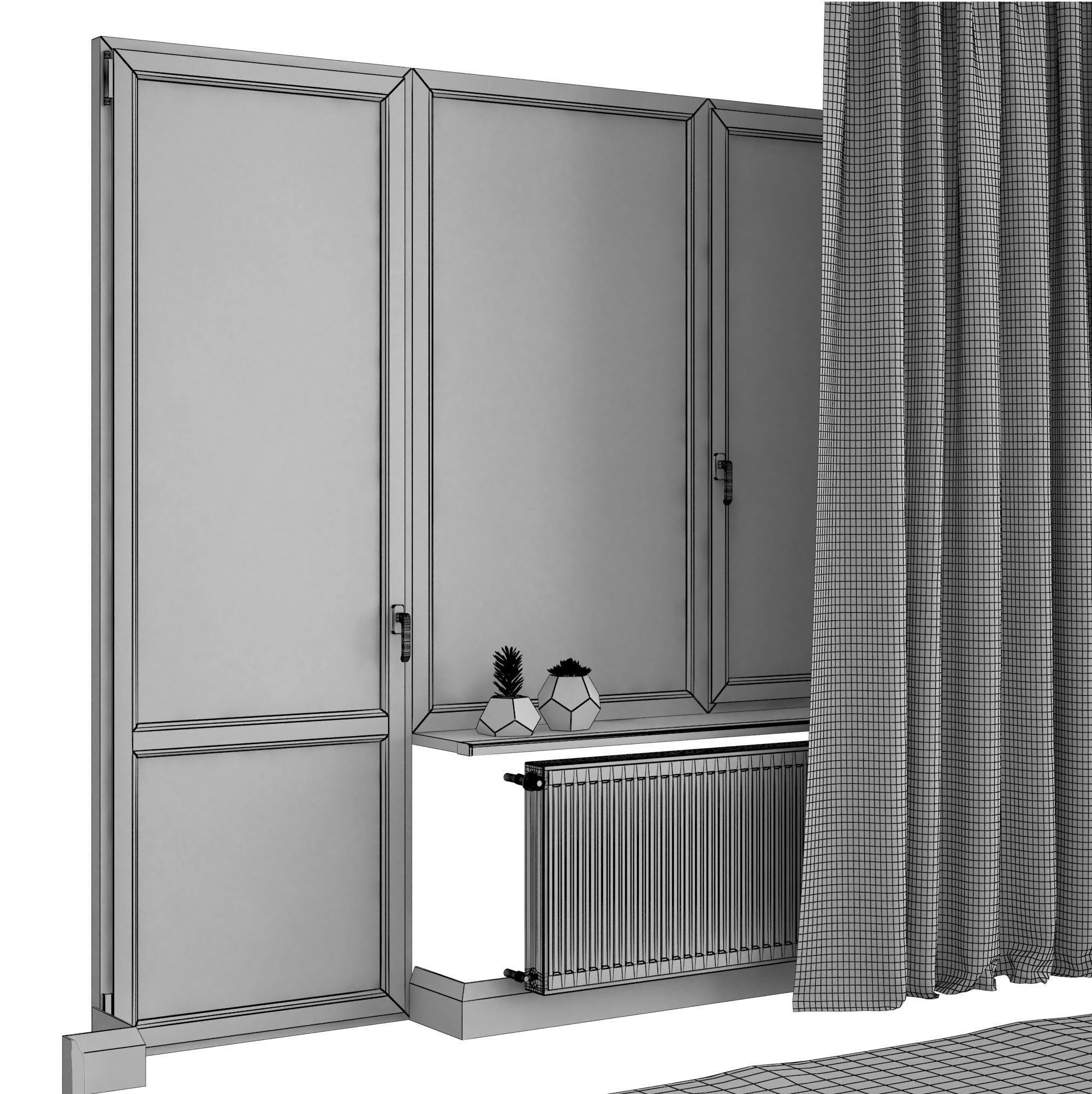 Living Room 3D model_4