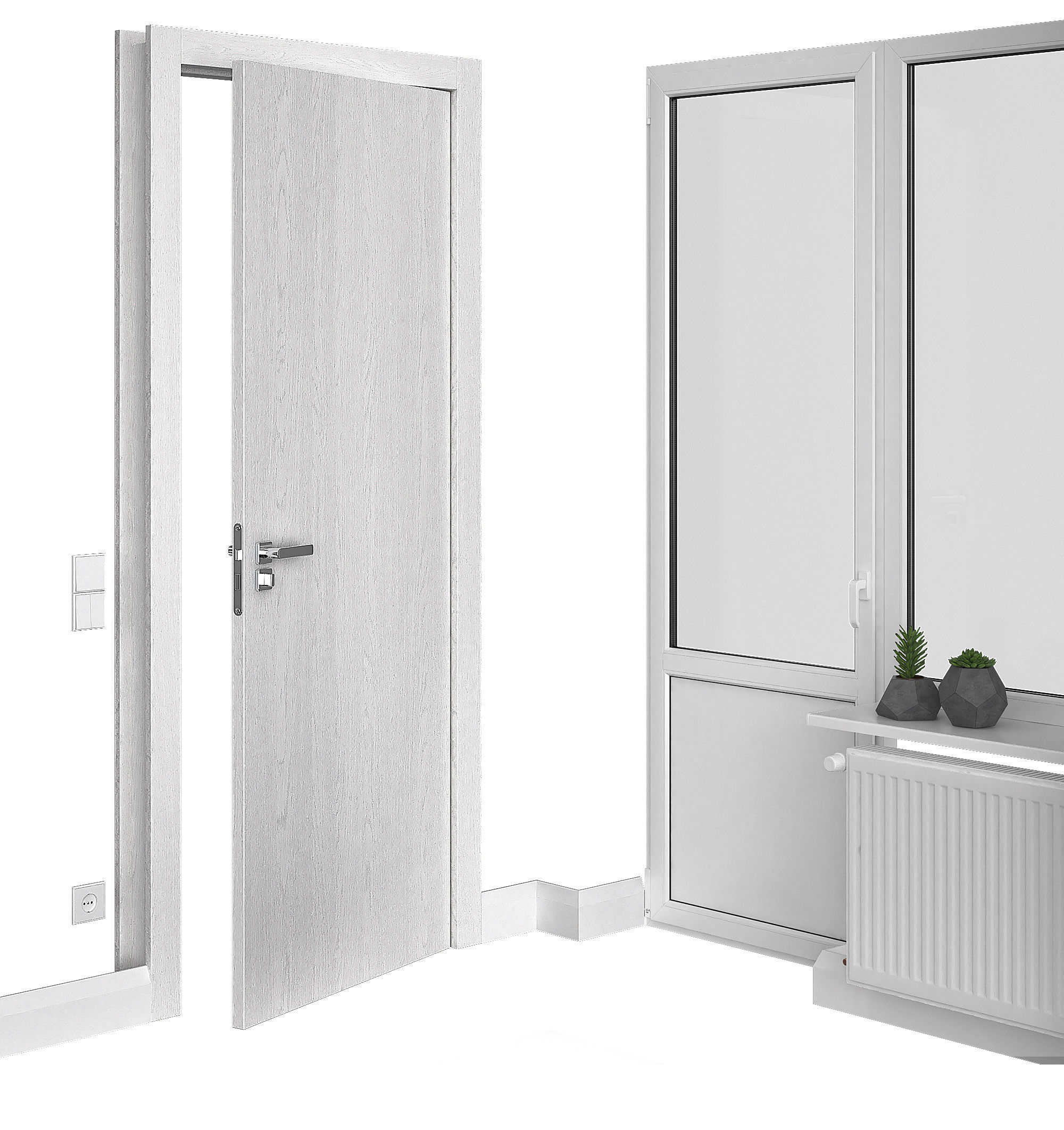 Living Room 3D model_1