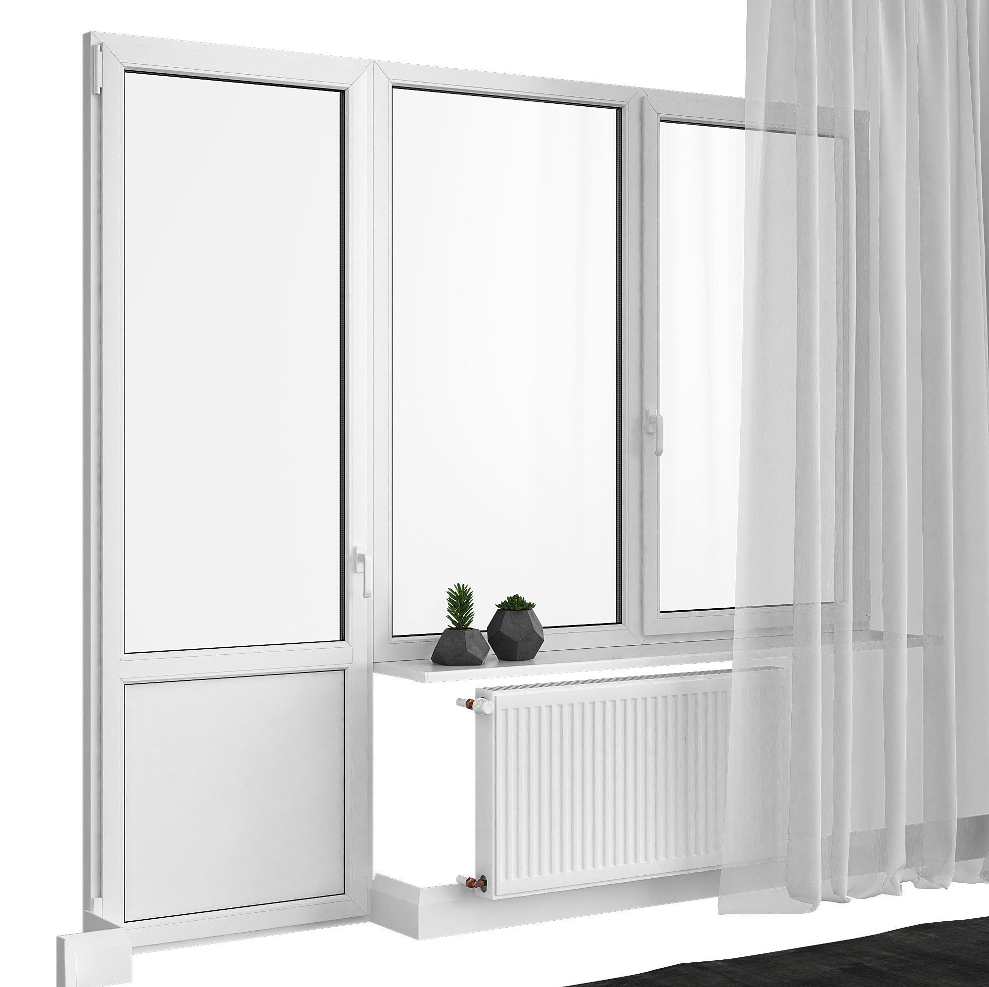 Living Room 3D model_3