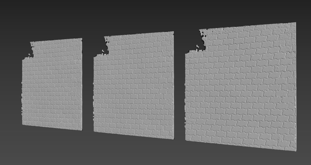 Red Tiles Floor Scan  3D model_6