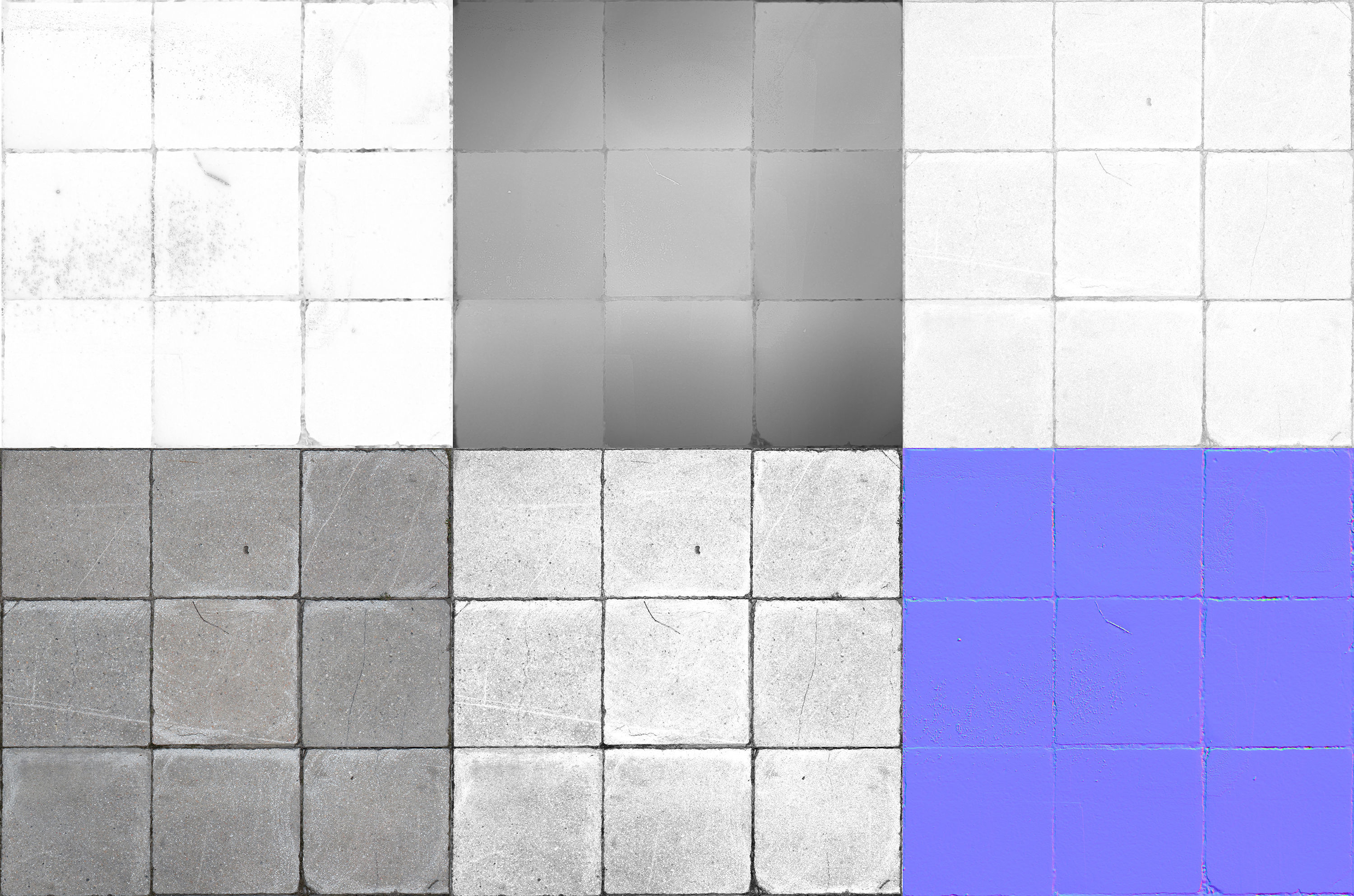 Floor Tiles Scan 3D model_7