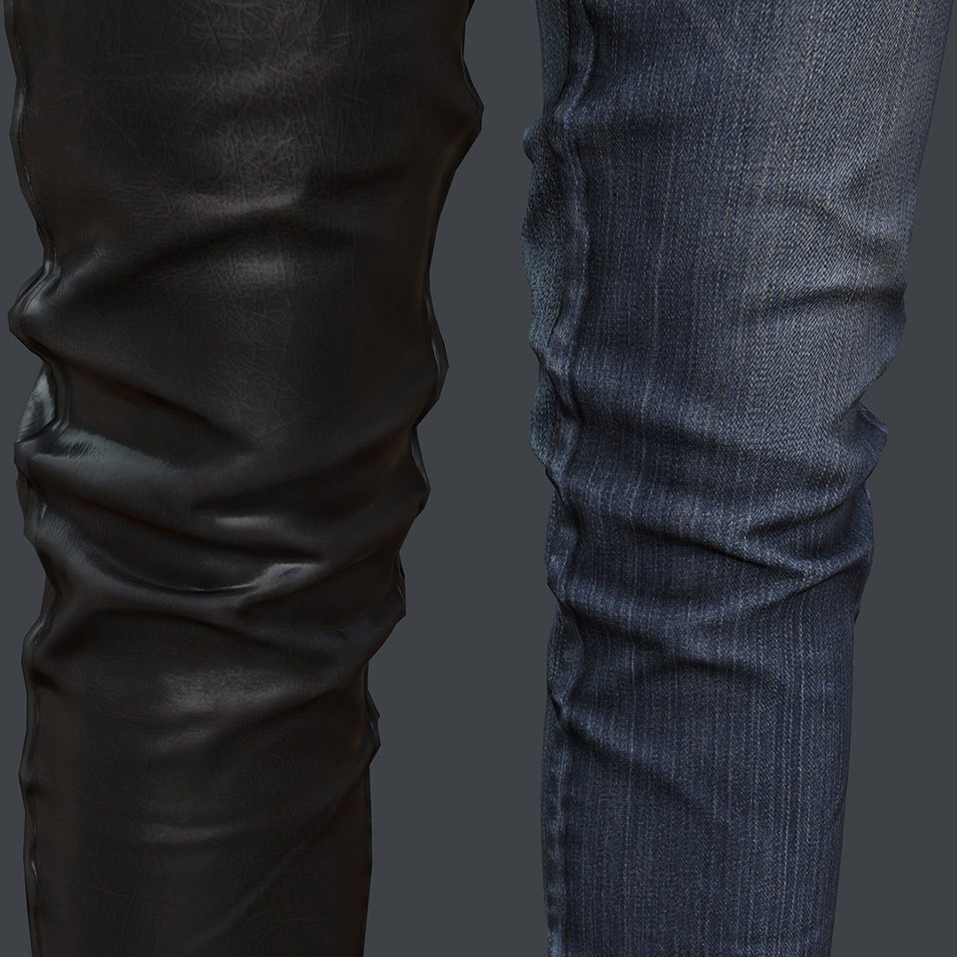 Female 1 - clothing 6 - just clothing Low-poly 3D model_26